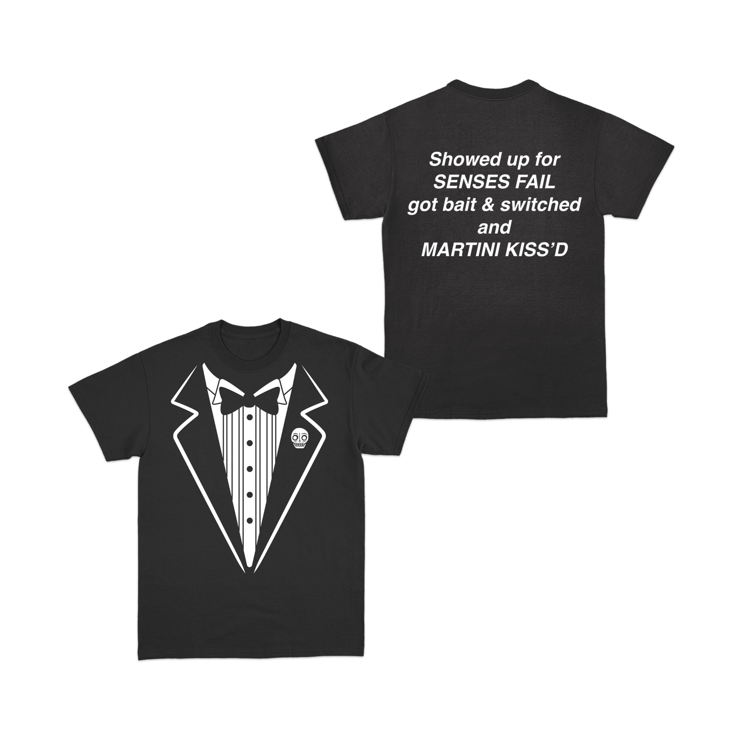 Martini Kiss Tux T-Shirt