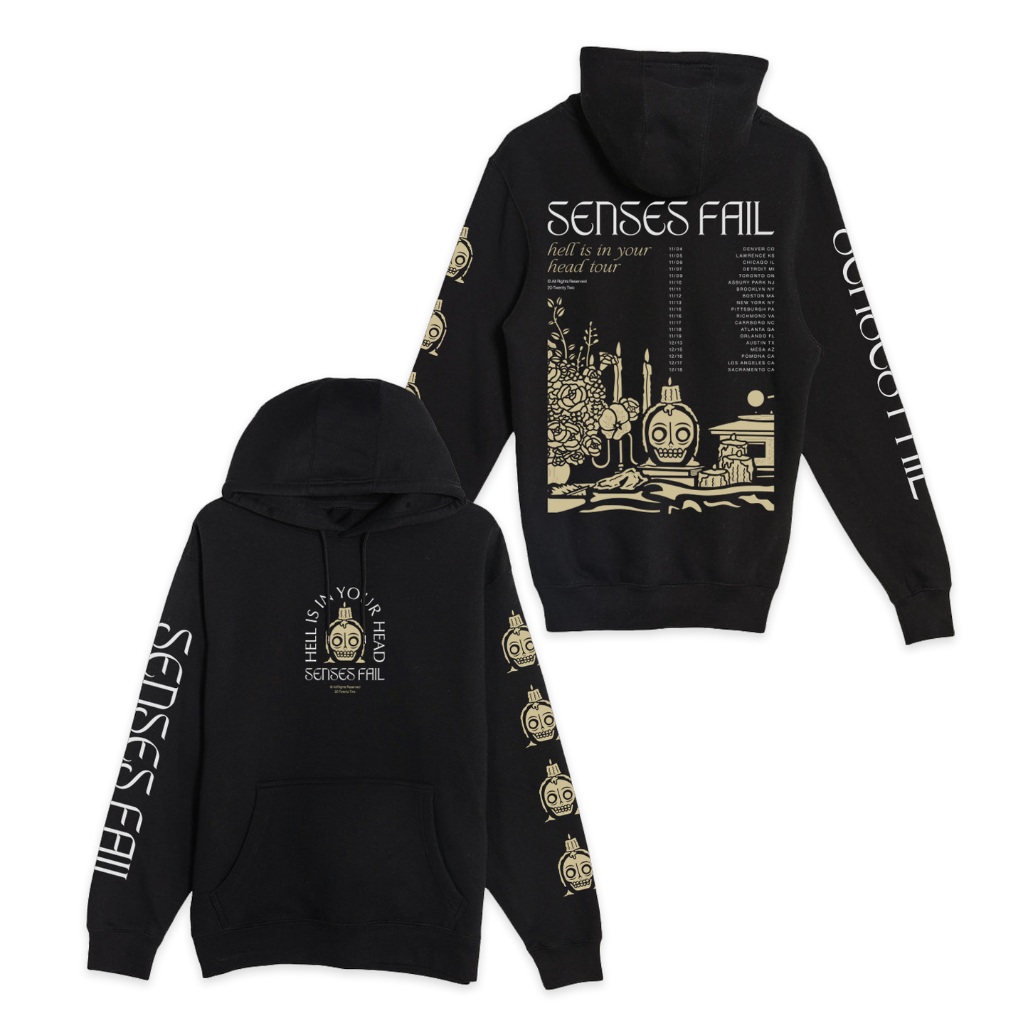 HIIYH Black Tour Hoodie